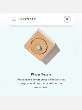 Lovevery | Pincer Puzzle From The thinker play set Montessori